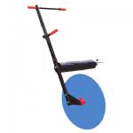 畦の水漏れ防止用　畦シート張り機